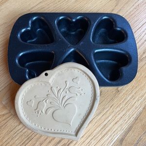 Heart cakelette & cookie art